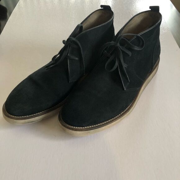 DIESEL BLACK GOLD Men’s Black Nubuck Chukka Sz 44 main image 6